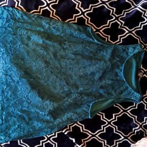 Emerald laced top